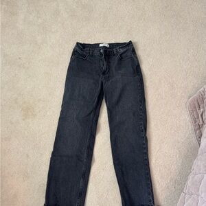 Black Abercrombie & Fitch Baggy Low Rise Jean size 25 / 0